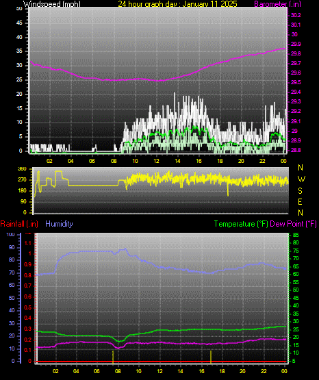 24 Hour Graph for Day 11