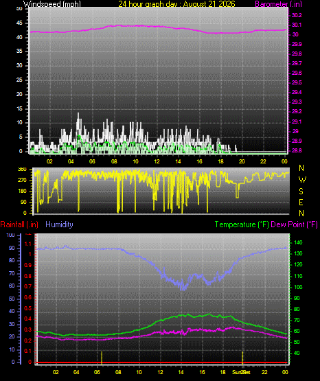 24 Hour Graph for Day 21