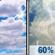 Sunday: Partly Sunny then Showers And Thunderstorms Likely