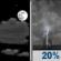 Wednesday Night: Partly Cloudy then Patchy Fog