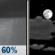 Saturday Night: Rain Showers Likely then Partly Cloudy
