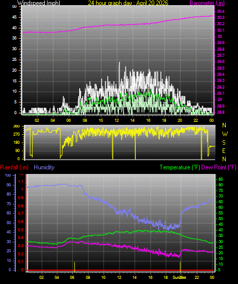 24 Hour Graph for Day 20