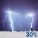 Saturday Night: Chance Showers And Thunderstorms